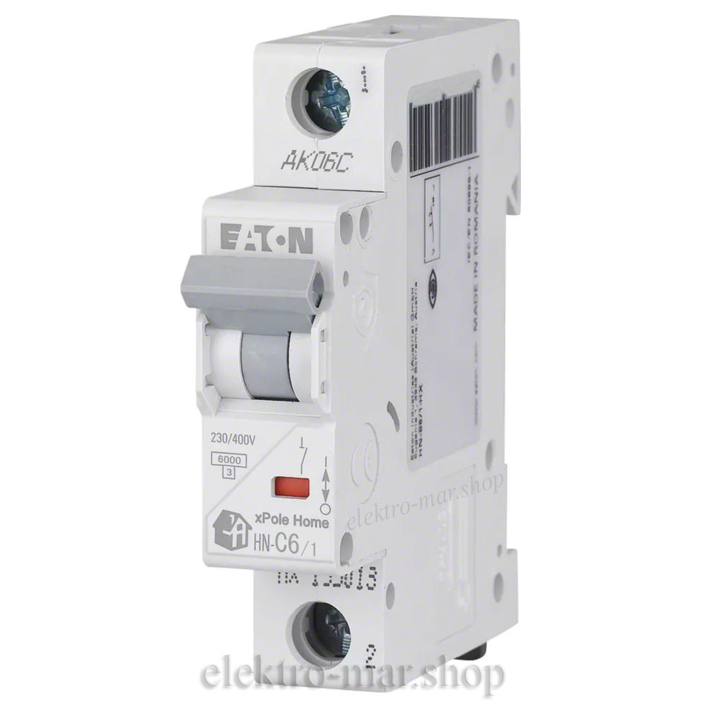 Автоматичний вимикач HL-С6/1р EATON