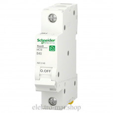 Автоматичний вимикач 6кА  B40/1р, Resi9 Schneider Electric R9F02140