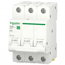 Автоматичний вимикач 6кА  B40/3р, Resi9 Schneider Electric R9F02340