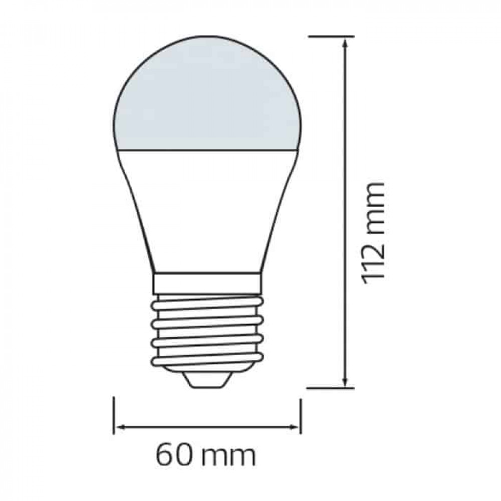 LED лампа Horoz Electric A60 10W E27 4200K Expert-10 дімеруюча