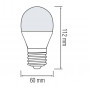 LED лампа Horoz Electric A60 10W E27 4200K Premier-10