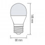 LED лампа Horoz Electric A60 18W E27 4200K Premier-18