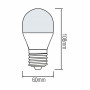 LED лампа Horoz Electric A60 8W E27 4200K Premier-8