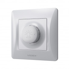Дімер 600W Videx Binera срібний шовк