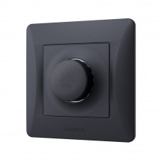 Дімер 600W Videx Binera чорний графіт