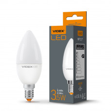 LED лампа Videx C37e 3,5W E14 4100K