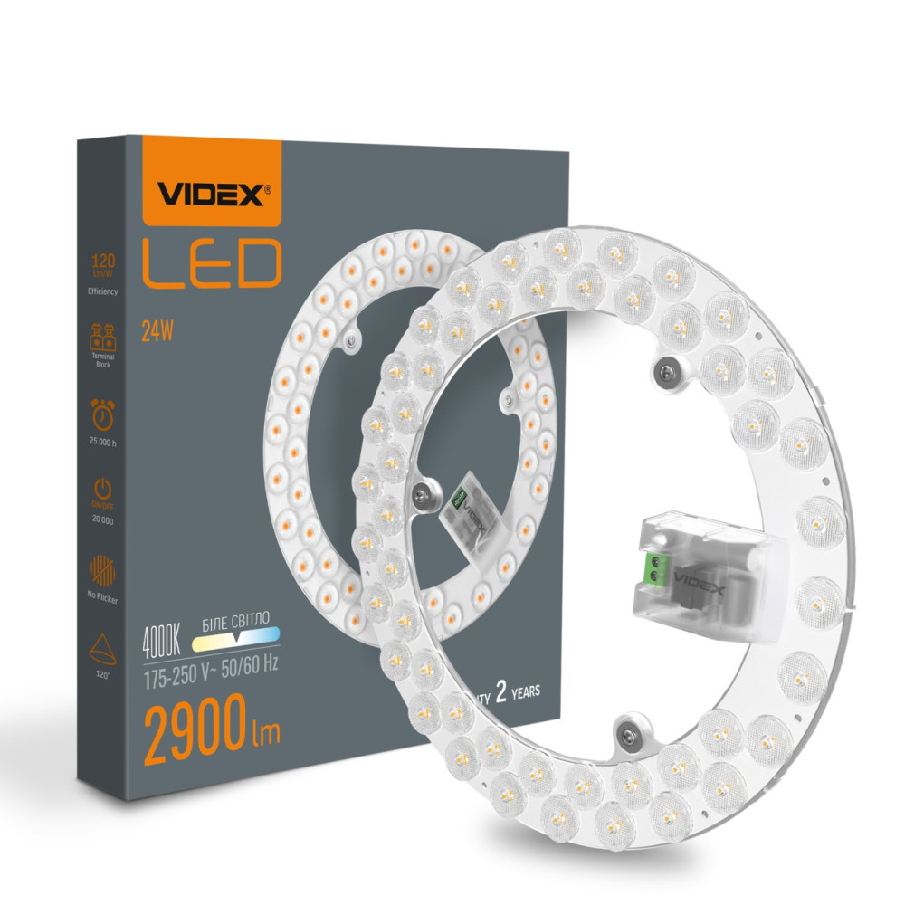  LED модуль для світильників (ремкомплект) 24W 4000K VIDEX VL-MLC-244