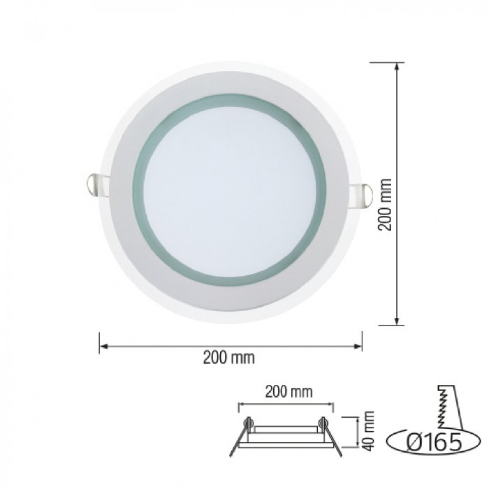 Светильник точечный 15W Horoz Electric CLARA-15, 4200К