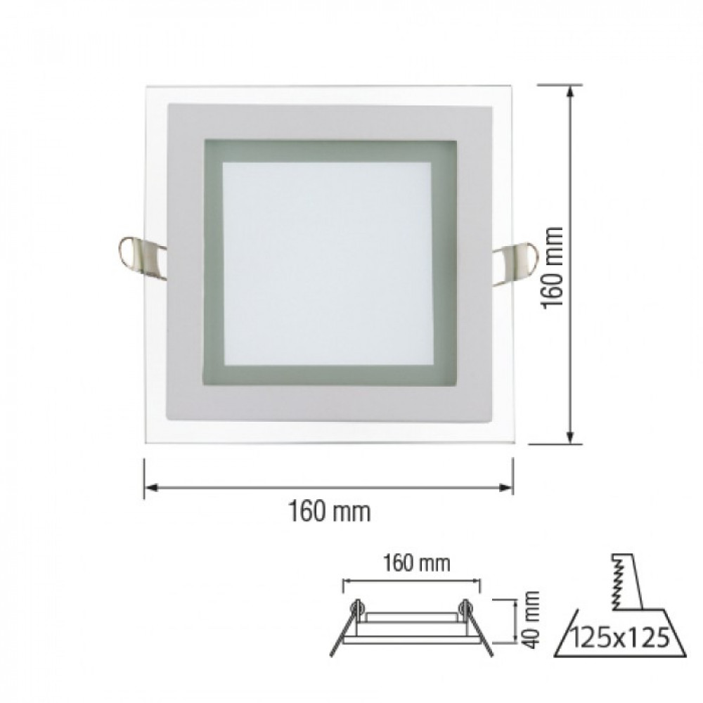Светильник точечный 12W Horoz Electric MARIA-12, 4200К