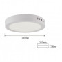 Світильник Led накладний  Horoz Electric Caroline 18W 4200K 