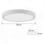 Світильник Led накладний  Horoz Electric Caroline 32W 4200K 