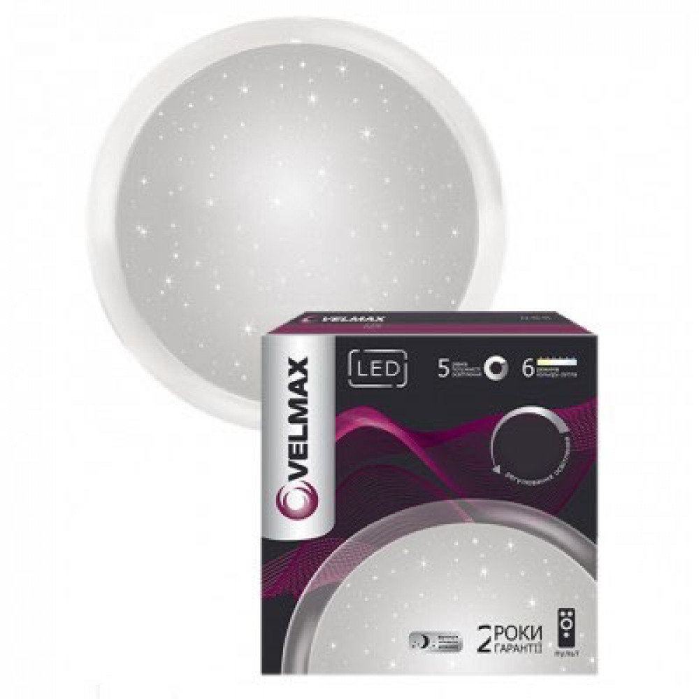 Світильник з пультом Velmax V-CL-Galaxy, 60W, 3000K-6500K