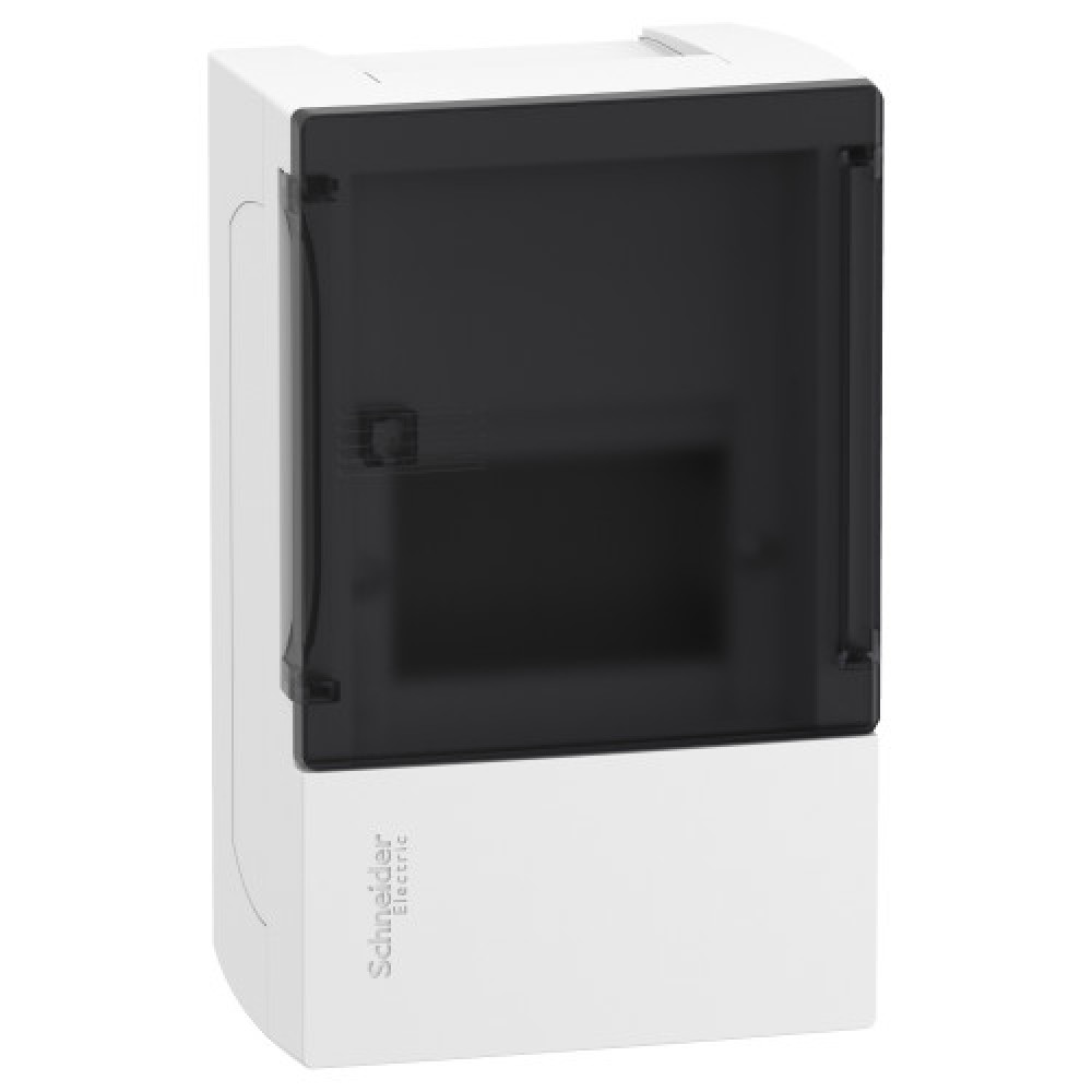 Щит електричний Scheider Electric Mini Pragma 4 модулів накладний прозорі двері